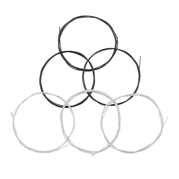 Gitarrsträngar 6 set NYLON Klassisk gitarrsträng set Set - Perfekt Silver