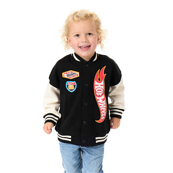 Drenge Bomber Jakke Sort Turbo Charged Black 4-5 Years