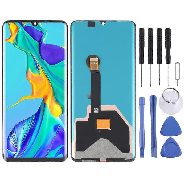 OLED LCD-skærm til Huawei P30 Pro med Digitizer Fuld Montering