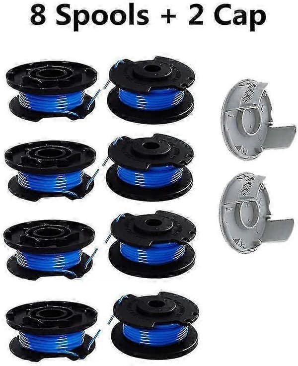10 pakker erstatningslinjespole til Ryobi 18V 24V 40V, passer til AC14RL3A model blue As shown