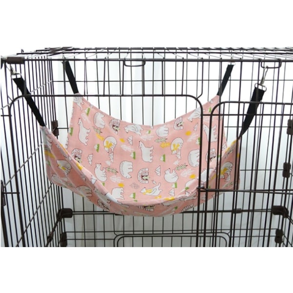 IC Pets Canvas Velvet Hängmatta Hängmatta Vintermodell Vit Vind Katt M