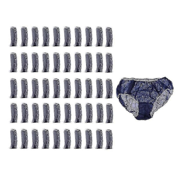 50x Engangs Truser Engangs Undertøy Engangs Briefs Engangs Blue