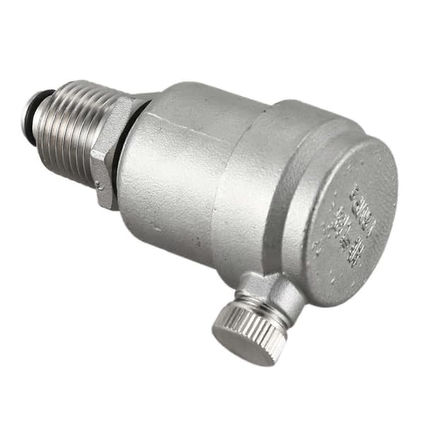 1/2 tomme rustfrit stål 304 automatisk udluftningsventil til solvandsvarmer trykaflastningsventil 10Ba Silver