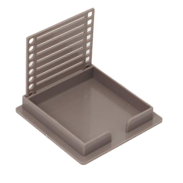Sticky Note Dispenser Sticky Note Holder med Stencil Sticky Notes Skabelon Selvklæbende Notesblok Note Organ