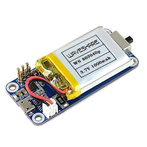 Waveshare UPS-moduuli Raspberry Pi Zero -virransyöttöön akulla 20 PCB+metal