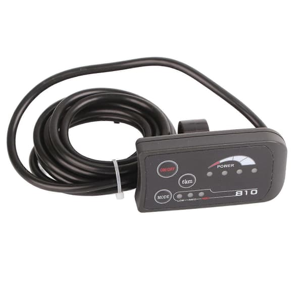 Elektrisk cykel 810 LED-display med 5-leder kabelkontrolpanel