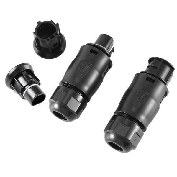 4 stk. Bc01 han + Bc01 hun + hanstik + hunstik han- og hun-solcelleforbindelser til Black
