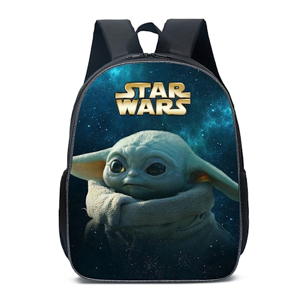 Yoda Vauva Reppu Lasten Juniorikoululaukku Matkaopiskelijan Olkahihnalaukku B