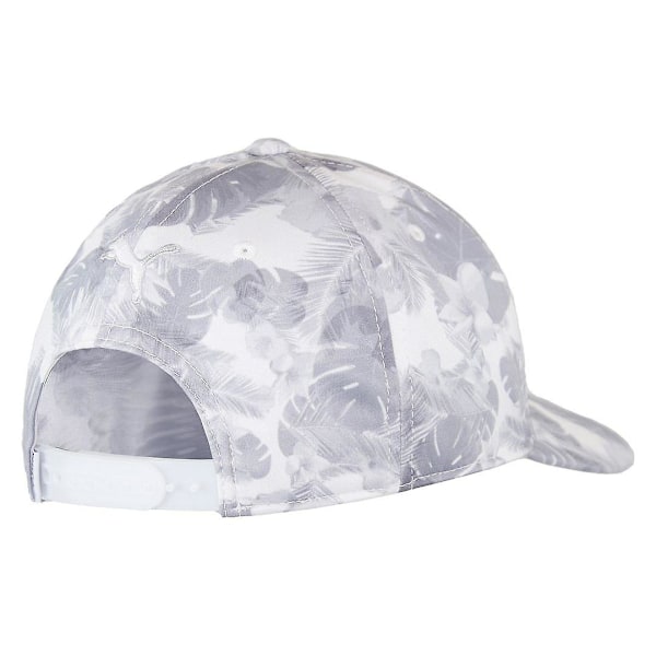 Golf P110 Blommönstrad Snapback Grå Unisex Flex Fit Keps 023066 01 White One Size