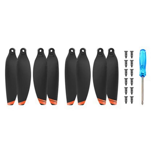 32 stk. 4726 propel til DJI Mini 2 dronepropeller bladvingedele G black  orange