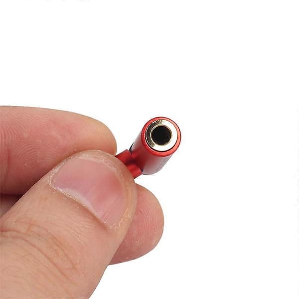 3,5 mm OMTP til CTIA han til hun hovedtelefon lydadapter stik JIKAIX Red