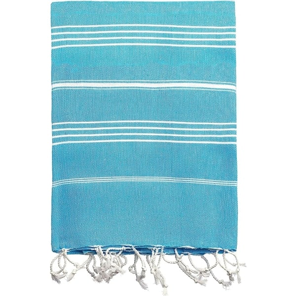 (Turkos, 1) Strandhandduk Stor Strandhandduk Turkisk Hammam Badhandduk 100x180cm Bastu, Spa, Yoga, Strand SQBB