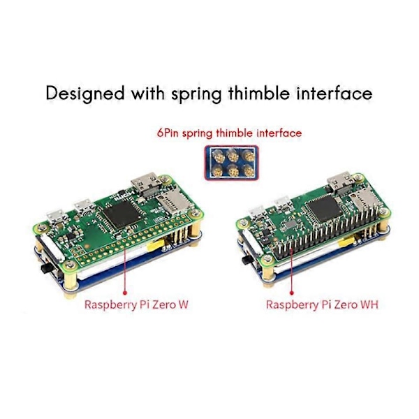 Waveshare UPS-moduuli Raspberry Pi Zero -virransyöttöön akulla 20 PCB+metal