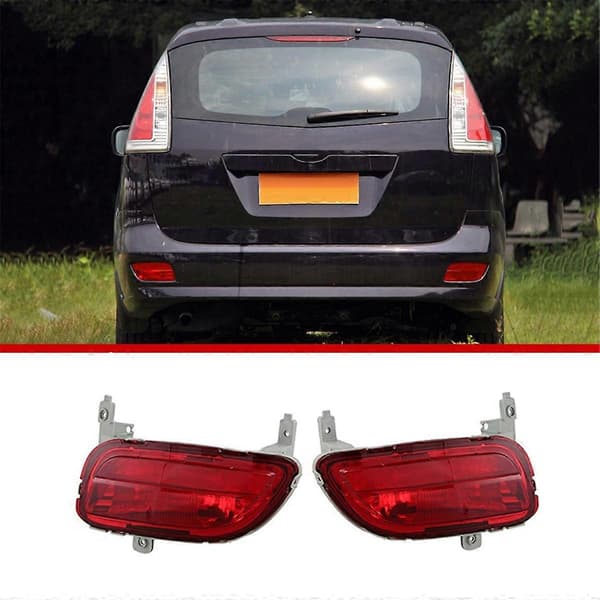 Bil Bakre Stötfångare Dimljus Baklyktor Reflektor för Mazda 5 2008-2010 Left As Shown