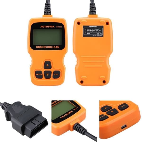 AUTOPHIX OBDMATE OBD2 OM123 Køretøjs Fejlkode Scanner Bil Auto Diagnostisk Analyseværktøj Orange