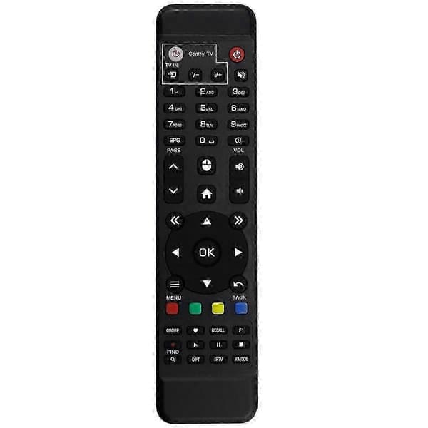 Erstatningsfjernkontroll for Amiko A6N/A6N MAX Set-Top Box Black