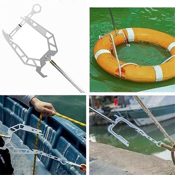 [KK] Dockkrog Multifunktionel Teleskopisk Bådkrog Langdistance Tråder