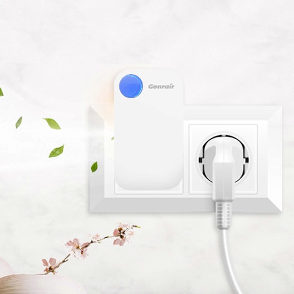 Ion Pure Luftrenser Luktfjerner Rom Hvit Direkte Plug-in 106*66*50mmNL1OmV