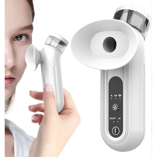 Nano Øjenmist Damp Sprayer, Mini Håndholdt Genopladelig Øjendråbe Mister, Øjendamper til Tørre Øjne med Varmt Kompres, Dampterapi Stav til Lindring D 3PCS