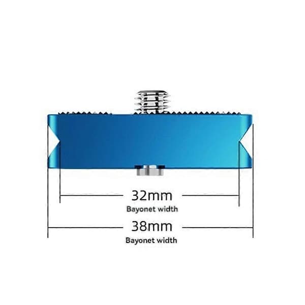 PU-70D Universal Tripod Plade Quick Release Plade Kamera Quick Clamp PU Plade til Dslr Kamera Arca Kuglehoved Tripod Blue