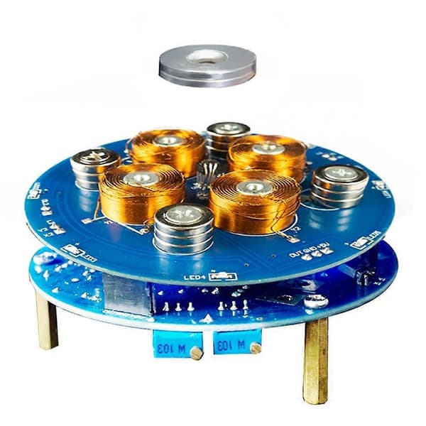DIY Magnetisk Levitering Kit Eksperiment Loddeprosjekt Øv Loddemontering 2-5W 150G Last Magnet Elektronisk Kit