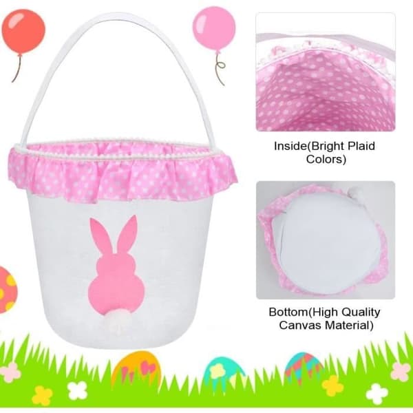 Påskpåsar - ZGEER - Påskhare - 2 ST - Blå och Rosa - Unisex Barn