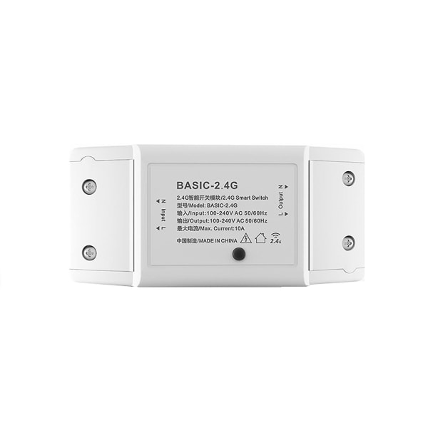 Basic-2.4G Smart Home WiFi trådlös ljusströmbrytare DIY-modul Monitor iOS Android