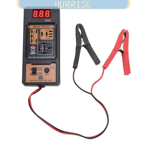 12V 24V Bilreléanalysator, Multi-Pin Kompatibel Tester med Smart Indikator for SUV-er/Lastebiler