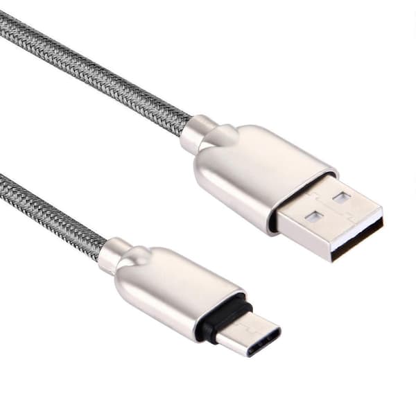 USB-C / Type-C til USB metal datakabel Grey
