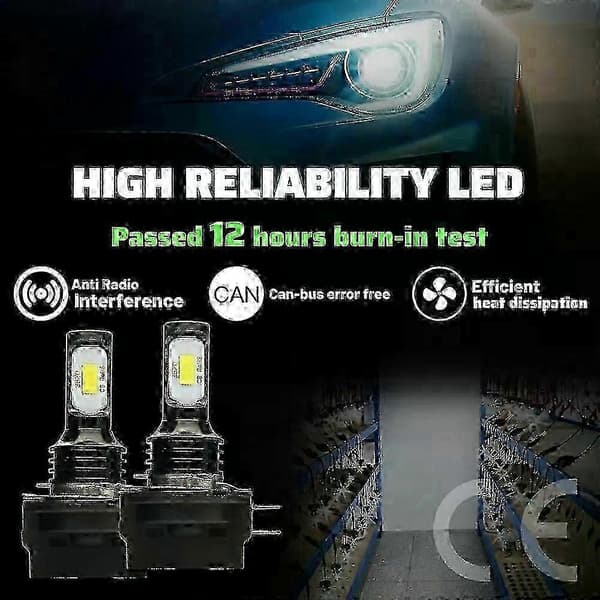 LED-frontlyspærer til Opel Corsa D 2011-2014, H11B nærlys