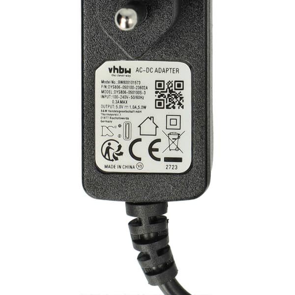 Oplader kompatibel med Samsung E1150, E1310, E1360, E2100, E2120, C6625, E2210, D880, E1070, E1080, E1100, E1107, E1120, E1110 mobiltelefon Black 1