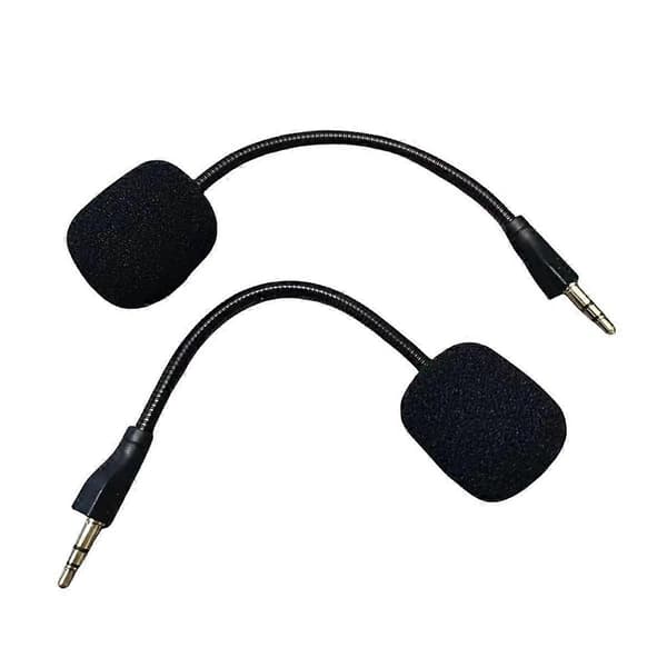 Erstatningsmikrofon til PRO / G PRO X Gaming Headset 3,5 mm Mikrofon Black