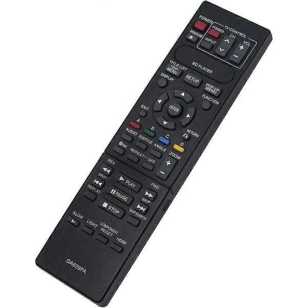 GA629PA erstatningsfjernkontroll for Sharp Blu-Ray DVD-spiller BD-HP20U BD-HP20 BD-HP20X BDHP20U BDHP20 BDHP20X Black