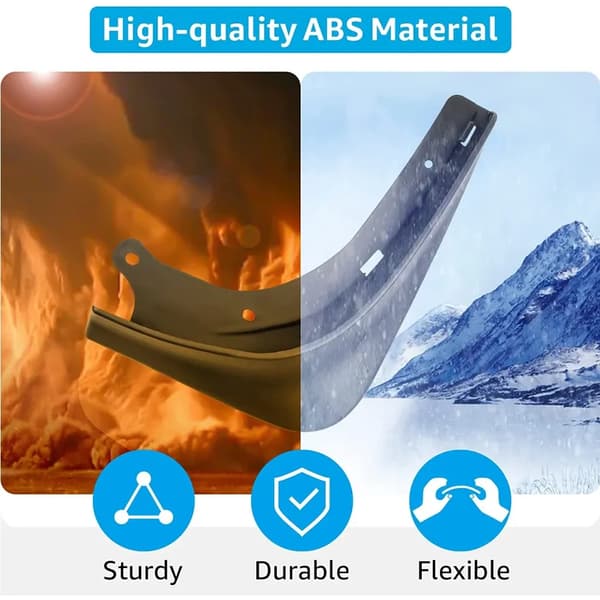 [KK] Mud Flaps Compatible with Tesla Model 3, Front and Rear, Fender Kit Blue Model 3