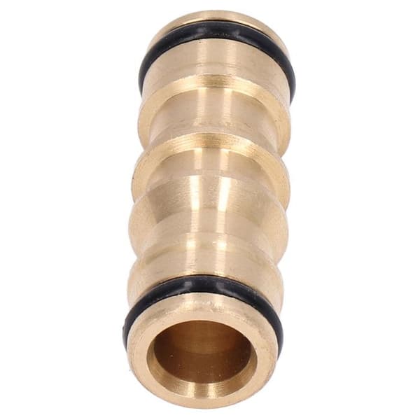 2 stk messing hann til hann rørkobling hurtigkobling rørskjøt 1/2\" rørfittings