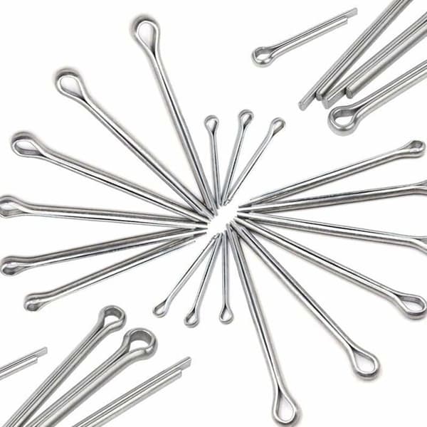 Splitstift i rustfrit stål - OKZ - 150 stk. - 15 størrelser - 304 rustfrit stål - Mekanisk sortiment