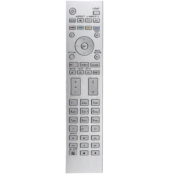 Ersättningsfjärrkontroll N2QAYA000144 för TV TX-65EZ950E TX-55EZ950E N2QAYB001253 TX-55HZ1000E TX-65HZ1000E TX-65HZ2000E Silver
