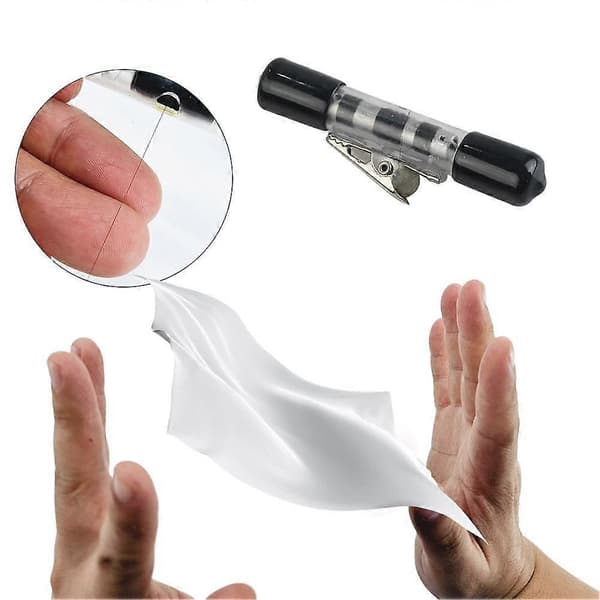 Mini usynlig trådopruller magiske tricks scene gade flydende tricks