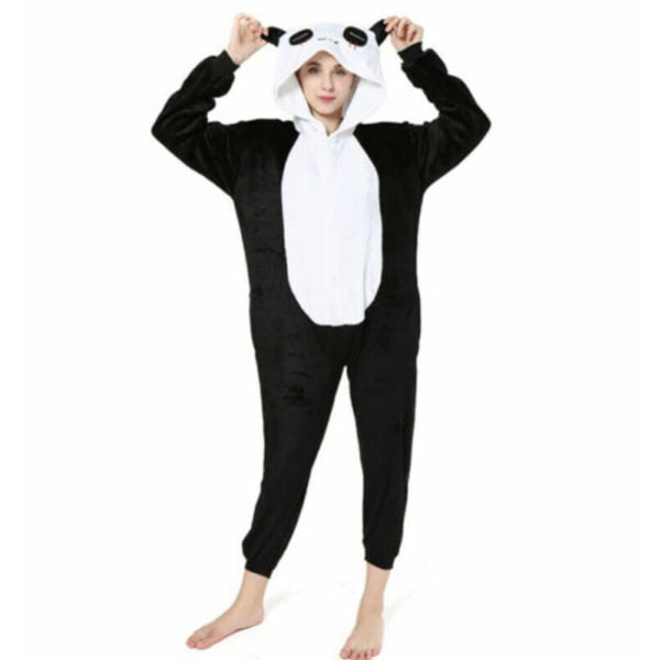 Djurpyjamas Kigurumi Nattkläder Kostymer Vuxen Jumpsuit Outfit V #2 Pan #2 Panda adult L