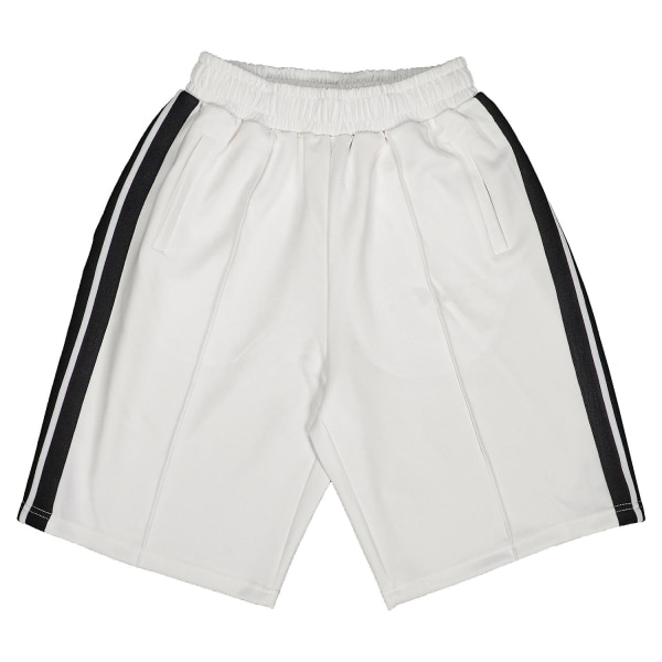 Nya unisex strandshorts Herr- och dammode Casual strandshorts Par bomullsshorts Bokstäver Logotyp Pojkvänspresent Beige XL