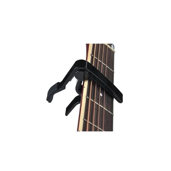 1 st universal silver aluminiumlegering gitarr-capo för akustiska, bas- och elgitarrer