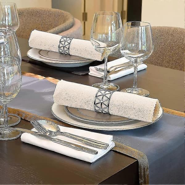 Servietringe, 12 stk. hule servietringe Hs servietring