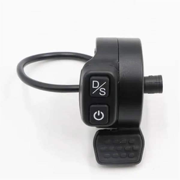 Til Kukirin Gaspedal Samling til Elektrisk G2 Master Scooter Accelerator Strømafbryder Enkelt/Dobbelt D Black