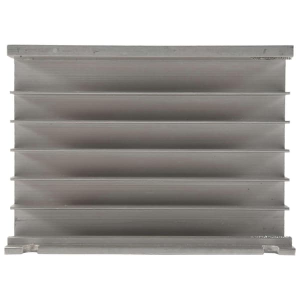 3-faset køleplade 80x110x100mm til SSR Solid State Relæ Aluminium Køleplade Silver