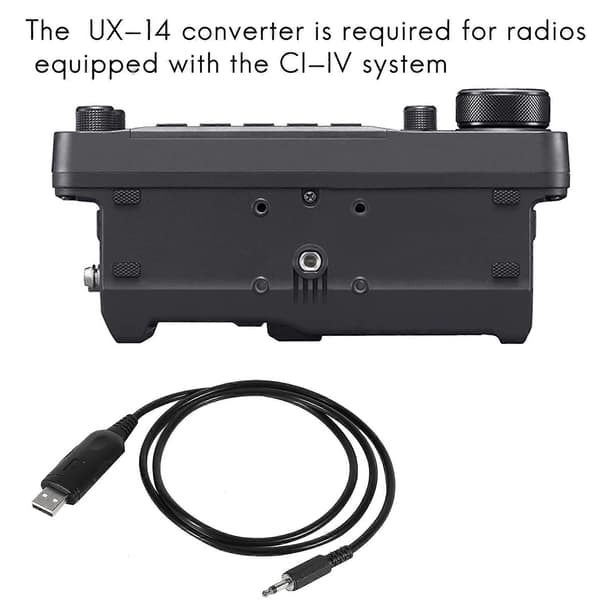 USB CI-V interfacekabel til Icom CT-17 IC-706 radio black