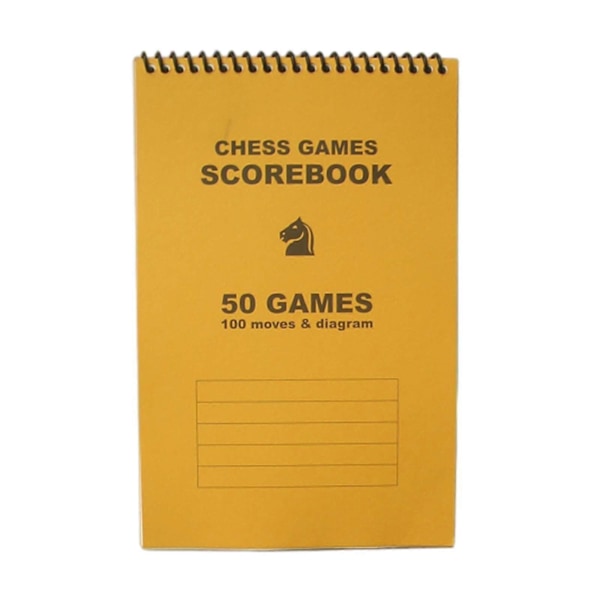 Ögonskydd Schack Protokoll Matcher Resultatblock 50 Spel 100 Drag FAN0625 Orange