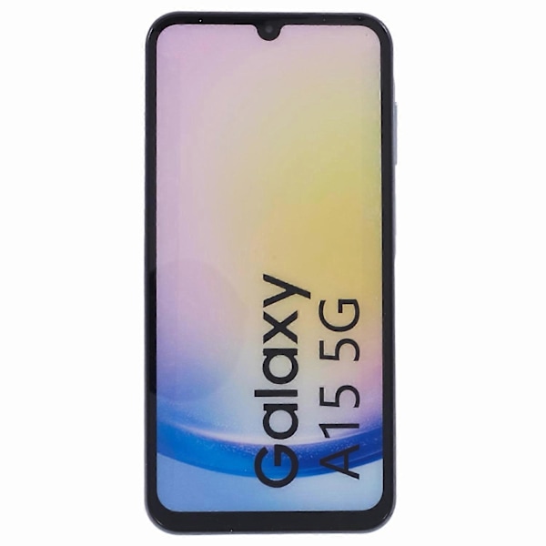 Samsung Galaxy A15 5G -värikuvaruudun mallipuhelin kuvausrekvisiitaksi, myymälänäyttöön ja leluksi (ilman logoa) Multicolor Style B