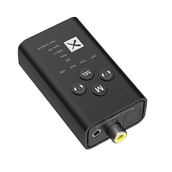 T9 Bluetooth 5.2 ljudsändare med låg latens, stöder fiberoptisk koaxial APTX, ingen kabel Not Specified