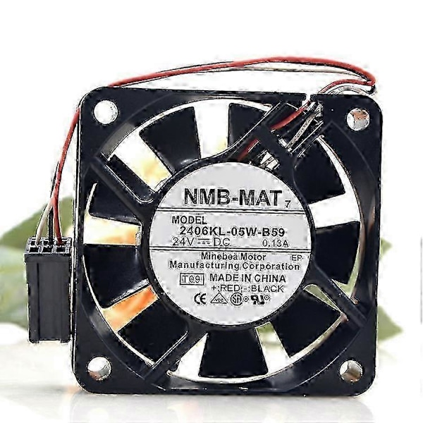 Högkvalitativ kompatibel Fanuc System Fläkt 6015 2406kl-05w-B59 6015 6cm 24v 0.13a Numerisk Kontroll Maskinverktygsfläktar Dupont 3Pin
