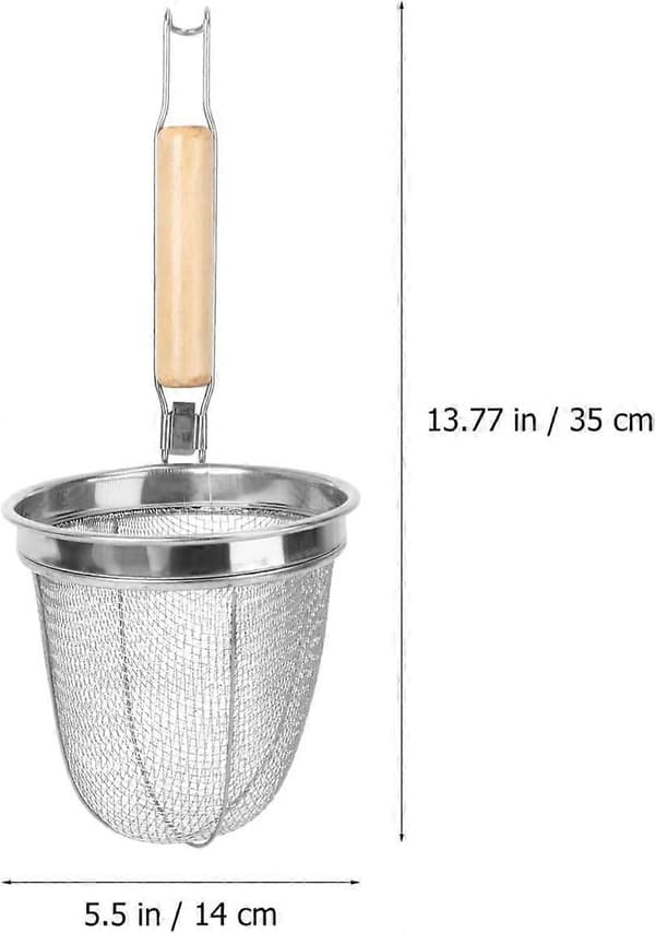 Mikroperforerad pastakorg i rostfritt stål, 35 cm